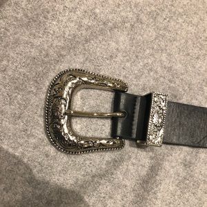 B-Low The Belt. Size small. Black and silver